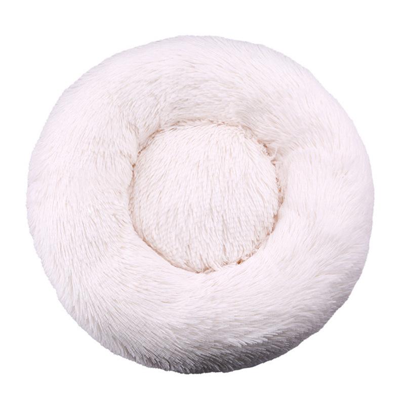 Caseta arenero gato felpa redondo arenero mascota cama perro cojín invierno perro cama mascota suministros mascotas