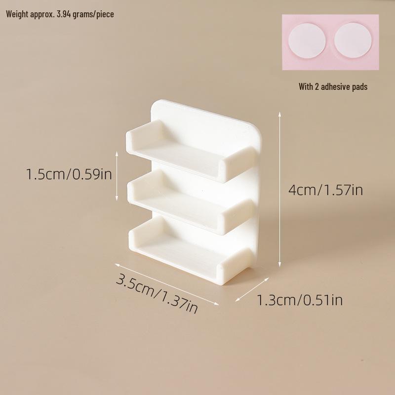 Dollhouse Bathroom Mini Furniture: Decorative Miniature Storage Rack & Accessories