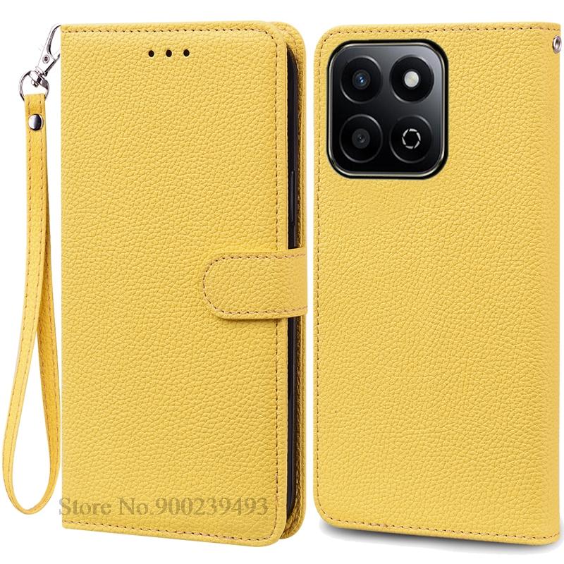 For Honor X7C Case Leather Flip Wallet Cover For Honor X7C Case Phone Covers For Honor X7 C Silicone Cover Coque Fundas Etui