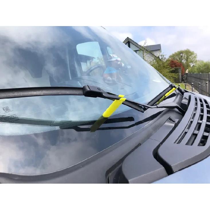 2pcs Windshield Wiper Spacer Pads Winter Anti-Freezing Support Clip Frame For Fiat Ducato Automobiles Accessories