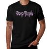 Tiefviolettes Textsymbol T-Shirt Hohe Elastizität Sport-T-Shirt