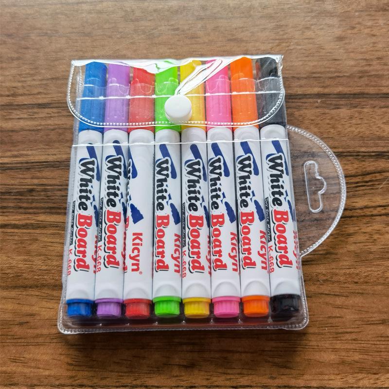 Creative Floating Whiteboard Pen for Students - Erasable, Fun, Multicolored (8 or 12 Options)