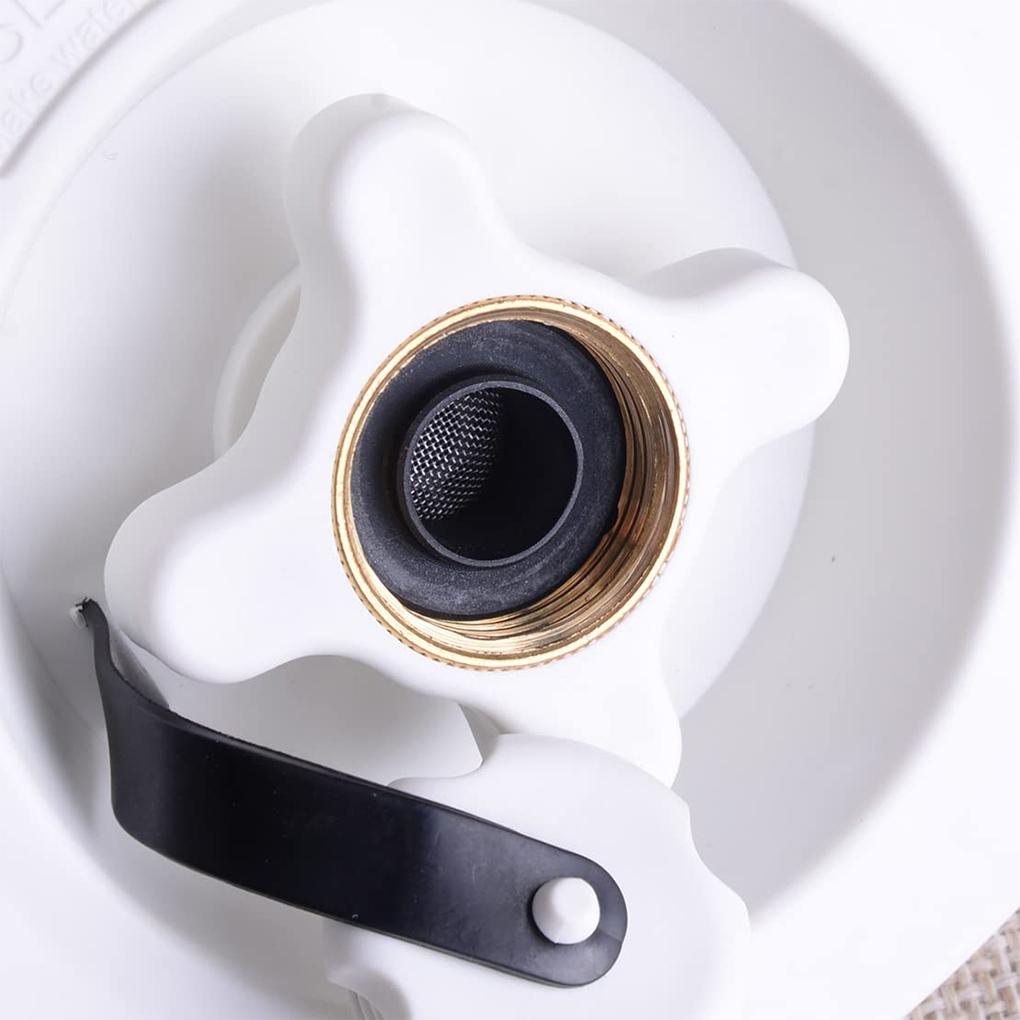 RV Valve Plastic Rotating Round Lock Professional Water Tank Cover Waterproof Filter Fill Inlet for Boat Marine Trailer