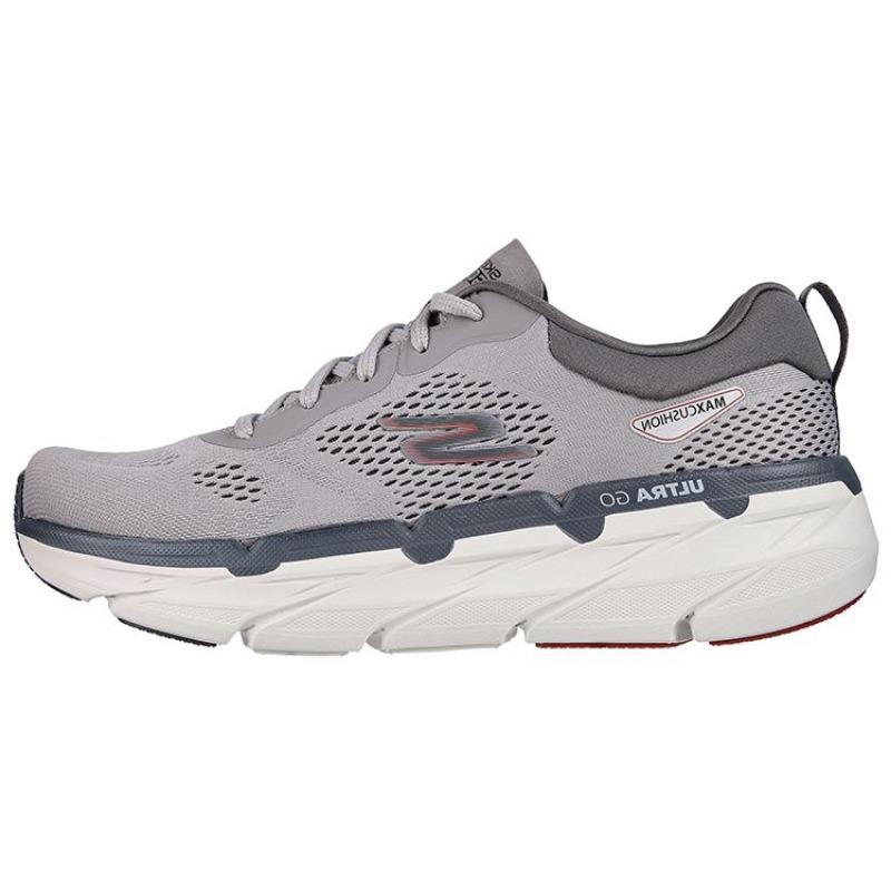 Skechers Max Cushioning Premier Perspective Men Cushioned Training Shoes Gray 220068-GYRD 45