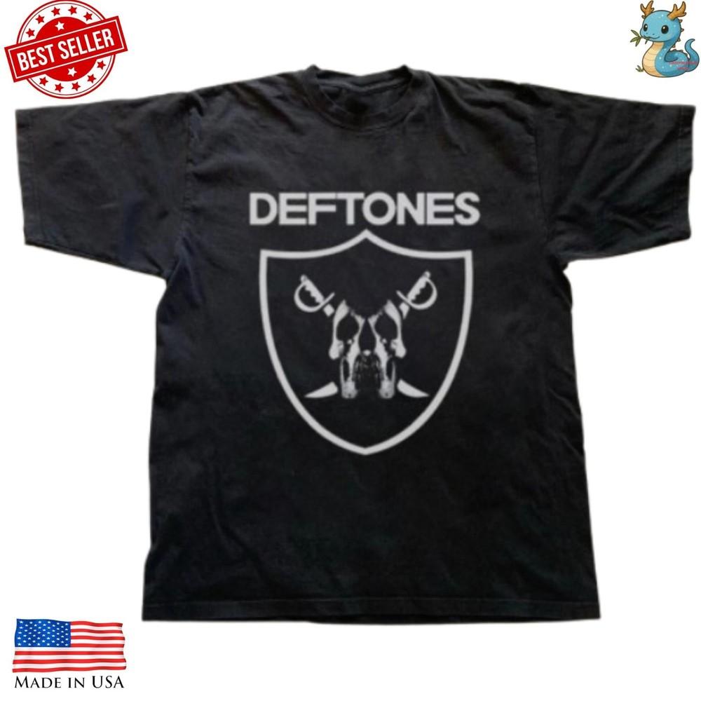 

Deftones Around The Fur Rock Tee Reprint Graphic Band Shirt Vintage Black Unisex T-Shirt S