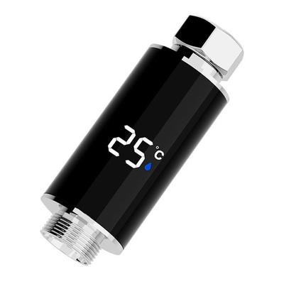 LED Display Waterproof Shower Thermometer with Wide Temperature Range for Precise Water Temperature Monitoring
