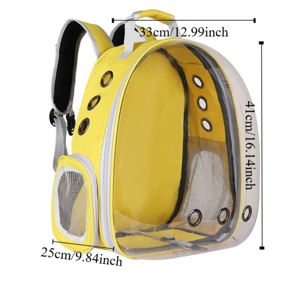 Multi Functional Transparent Pet Carrying Bag Large Space Pet Carrying Backpack  Small Dogs