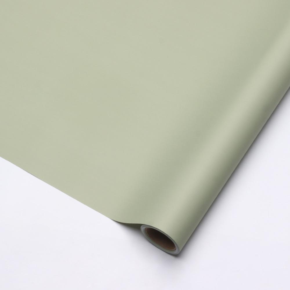 57cm*10m/Roll Flower Packaging Paper Waterproof Matte Flower Wrapping Paper Solid Color Vintage Printed