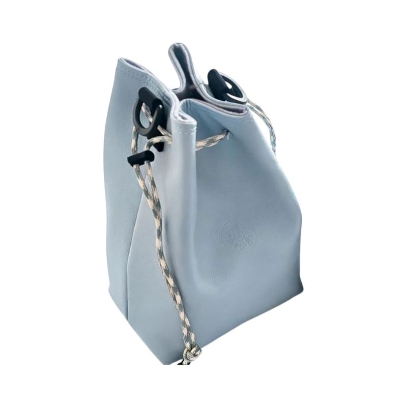 PU Leather Camera Bucket Bag Soft Camera Bag DSLR Insert Handbag Drawstring Easy Carrying Lens Case For Outdoor Travel