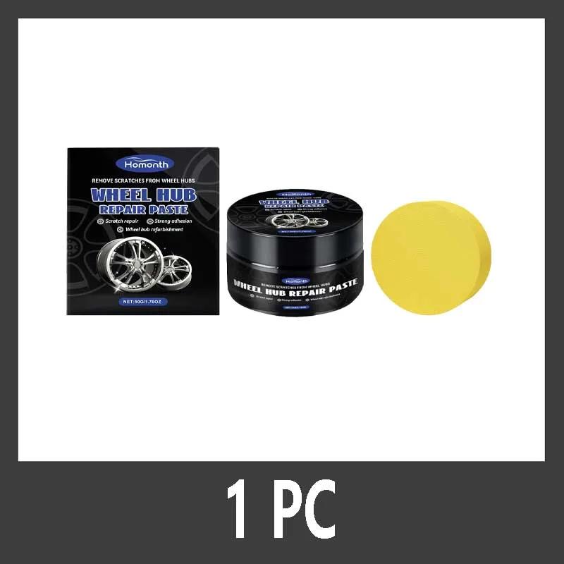 

Car Wheel Rim Scratch Repair Paste (Black/White/Silver) - 988V Aluminum Alloy Rim Refurbishment Paint for Scratches 1PC