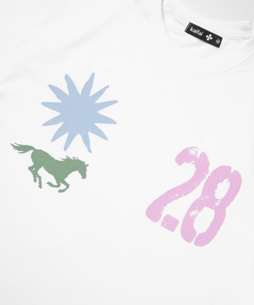 KAIFAI Freebie Short Sleeve T-Shirt (White) K26Qb227