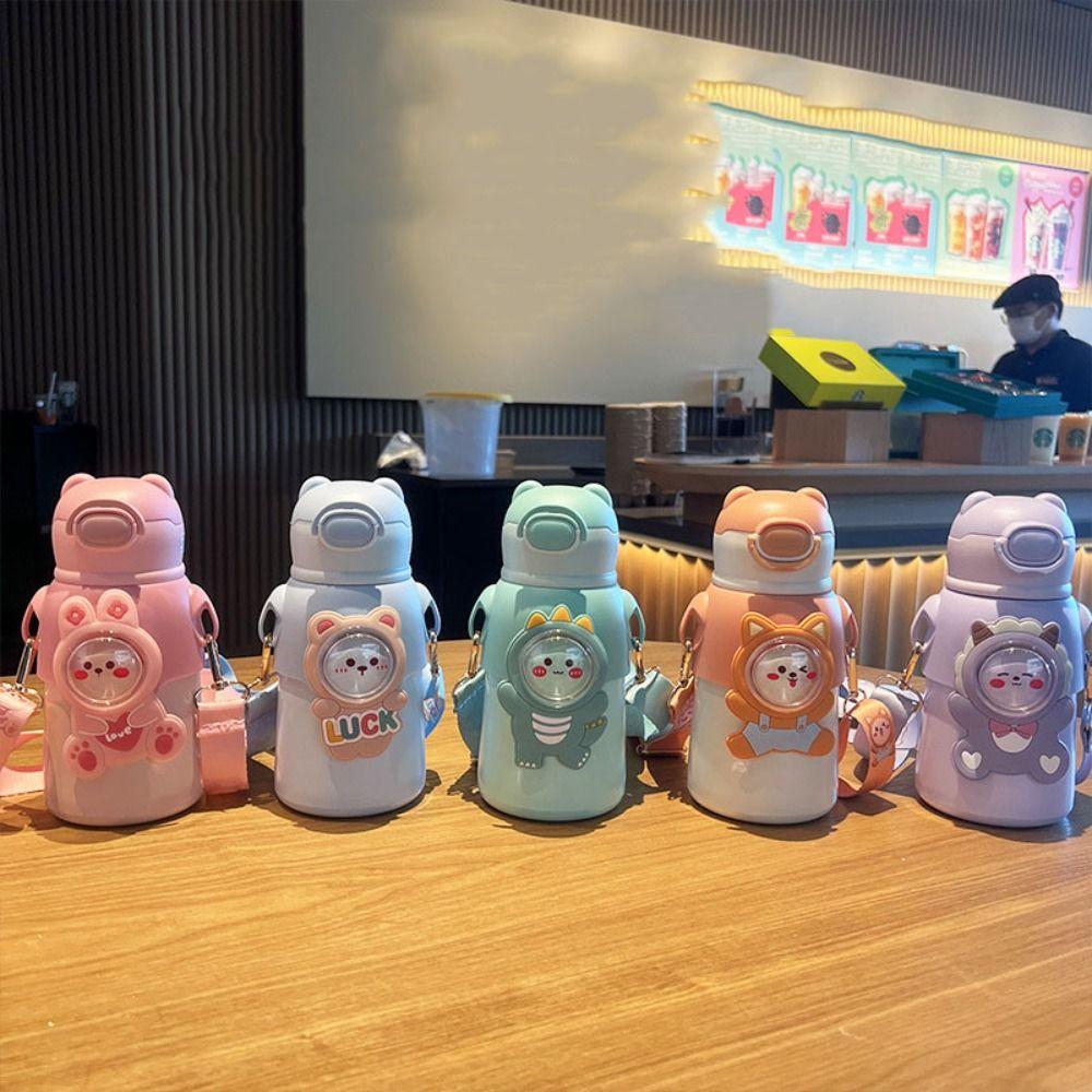 Stainless Steel Kids Vacuum Flask Keeps Cold and Heat Travel Thermal Cup  New Year Gift