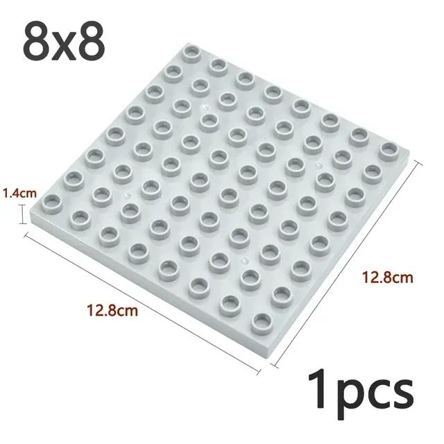 Duploes Velká velikost Základní deska Více velikostí 16x16 8x8 4x4 Cihly Montážní desky Velké částice Figurky Stavební bloky Dětské hračky