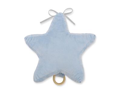Minky Star Music Box for Babies - Blue