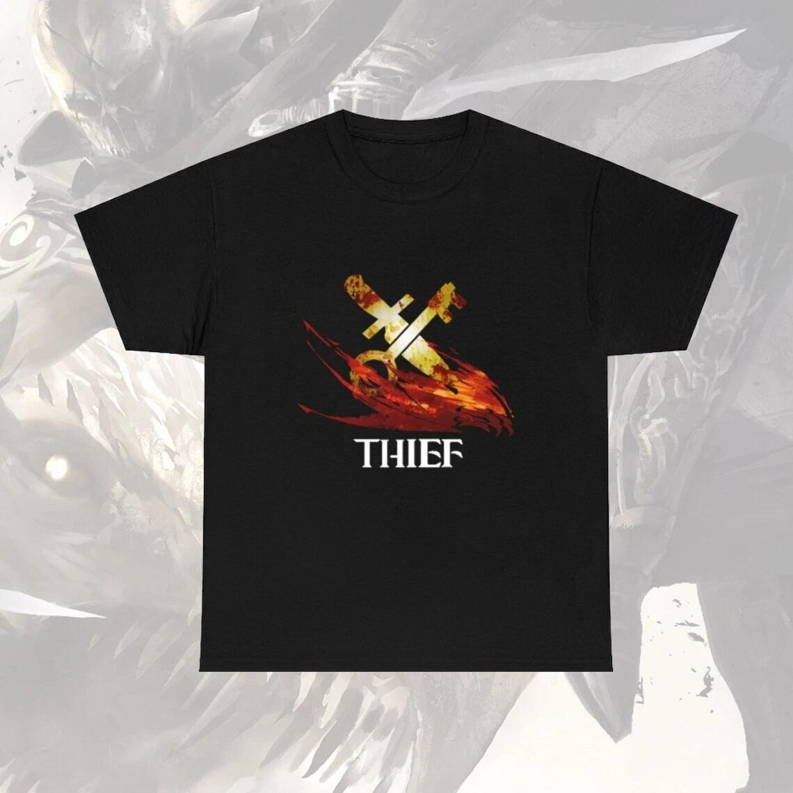 Игровая футболка GW2 Вор Фэнтези средневековые Войны MMORPG 3XL