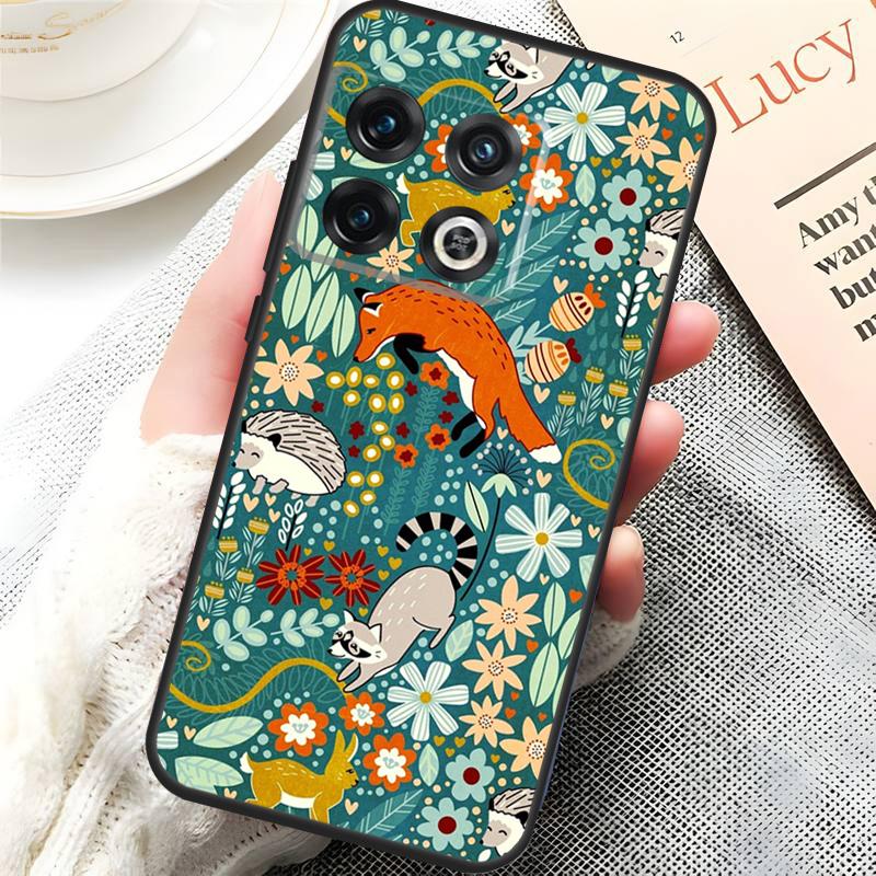 Cute Hedgehog Cover For OnePlus 15 13 13R 13T 12 12R 10T 11 10 Pro OnePlus Nord 5 CE 4 3 Lite N20 N30 Case