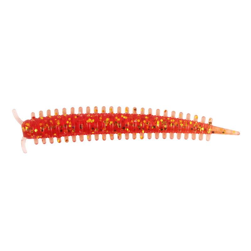 Centipede soft bait 5.9cm/0.8g fine packaging soft bait centipede fake bait sea fishing Luya bait fishy smell (as the picture,Small centipede in bulk)