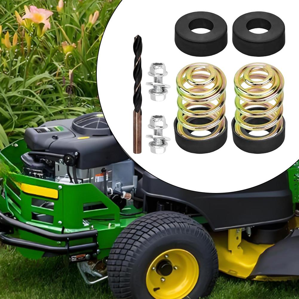 283516 seat spring and 422127-4 cap replacement kit with screws bolts washers and drill bit designed for TS142 tractors