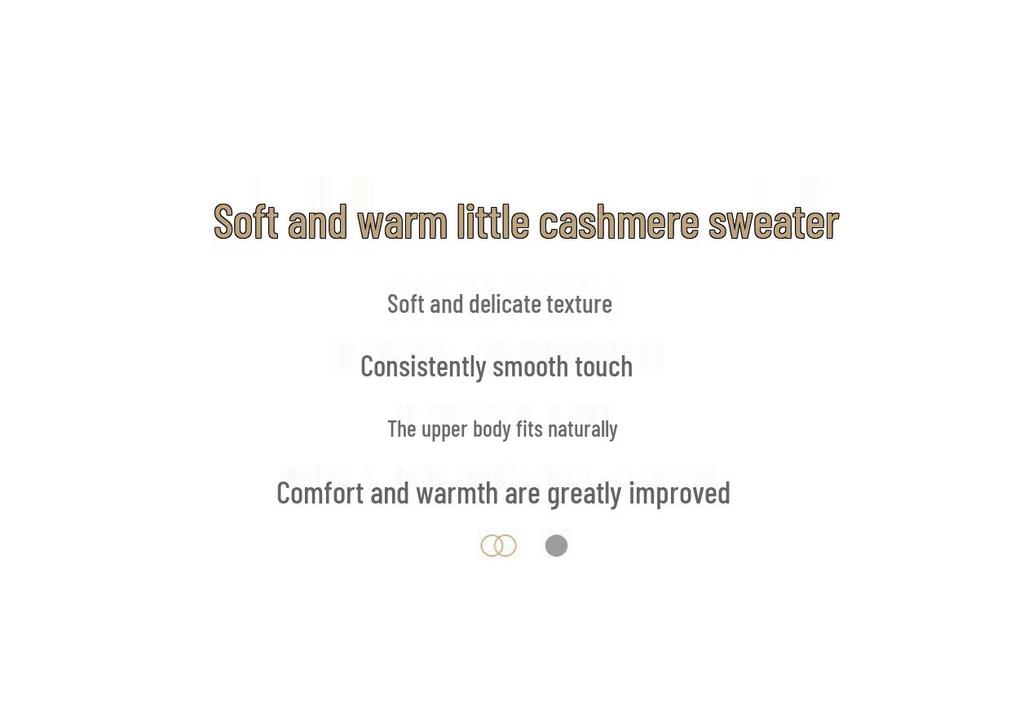 Women's Contrast Color Fake Two-Piece Cashmere Knit Sweater - Loose Fit, Round Neck, Autumn Winter Top