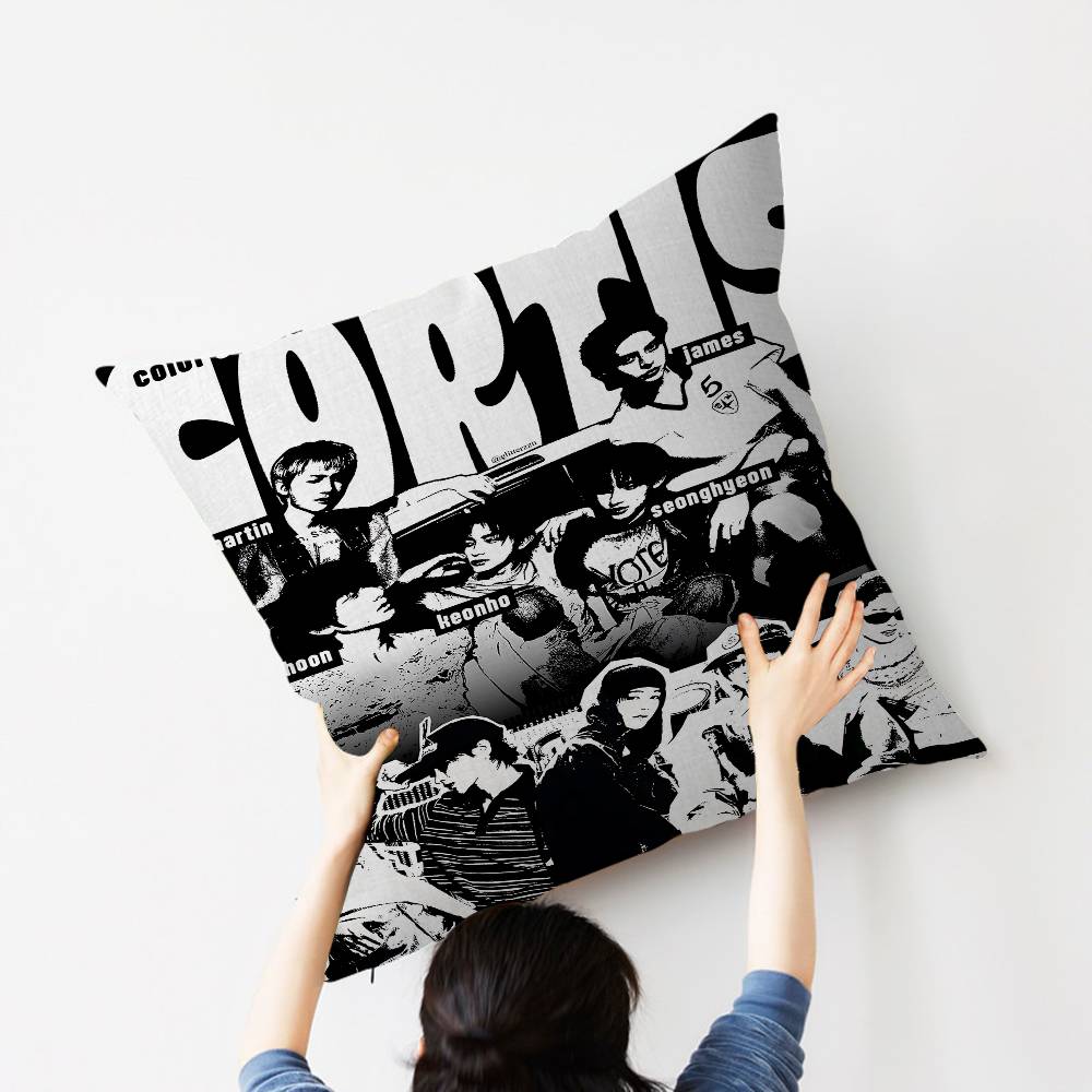 Kpop Music C-CORTIS Personalized Pillow Dust Cover Bedroom Kids Party Decoration Pillowcase Birthday Children Gift
