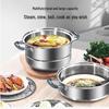 KOBACH 32cm 3-Layer 304 Stainless Steel Steamer Pot