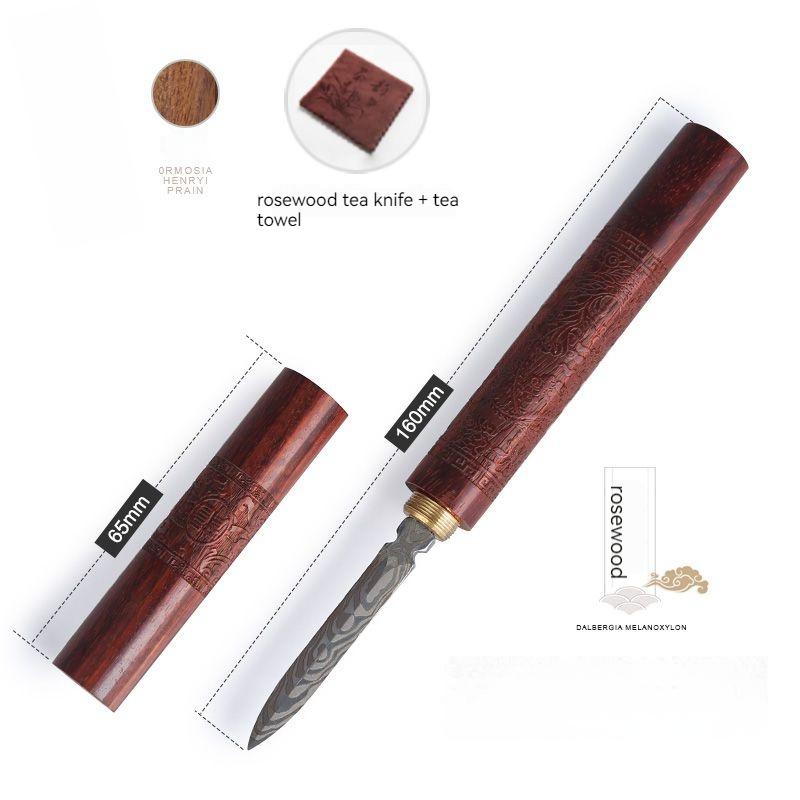 GIANXI Wooden Tea Knife Chinese Tea Ceremony Accessories Tea Brick Pu 'er Tea Tool Tea Needle Kung Fu Tea Set Conical Needle