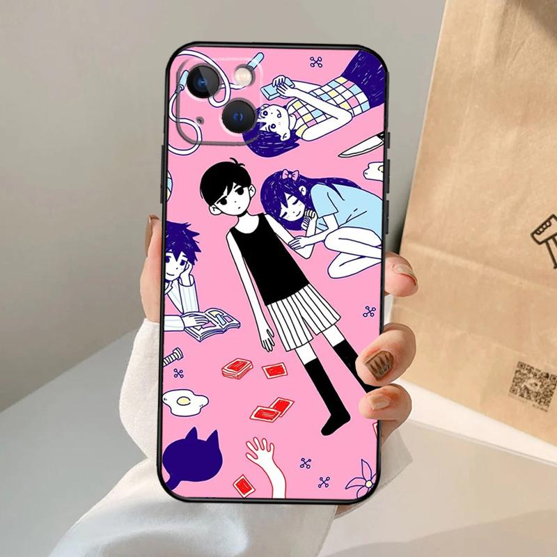 Omori Case Cover For iPhone 16 15 14 12 Pro Max 11 13 Pro Max X XR XS MAX Plus 12 Mini Coque