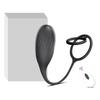 Vibrating Cock Ring Anal Plug with Mini Bullet 2in1 Prostate Massager Remote Control Sex Toys with 10 Vibrating Modes Penis Ring