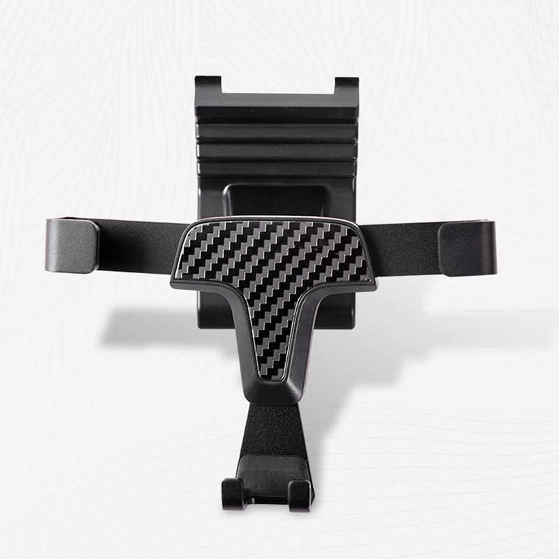 For Kia Carnival    2024 Car-Styling Carbon Style Air Vent Clip Mount Mobile Phone Holder Cellphone Stand Support