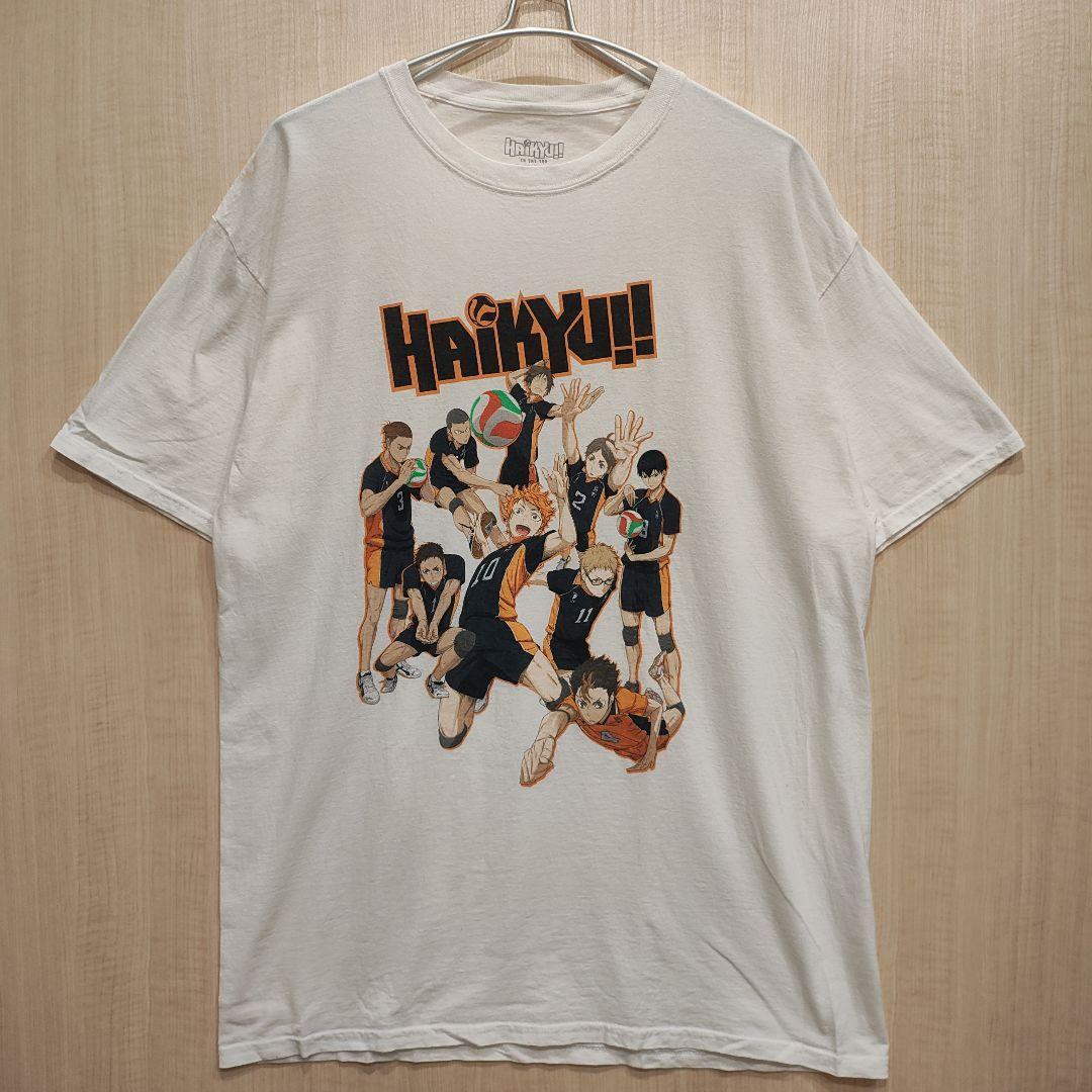 

[USED] HAIKYU!! Volleyball Anime T-Shirt White XL