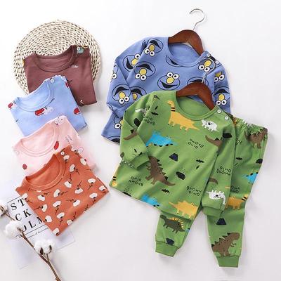 Children's Clothing Autumn and Winter Children's Underwear Cotton Suit Pajamas