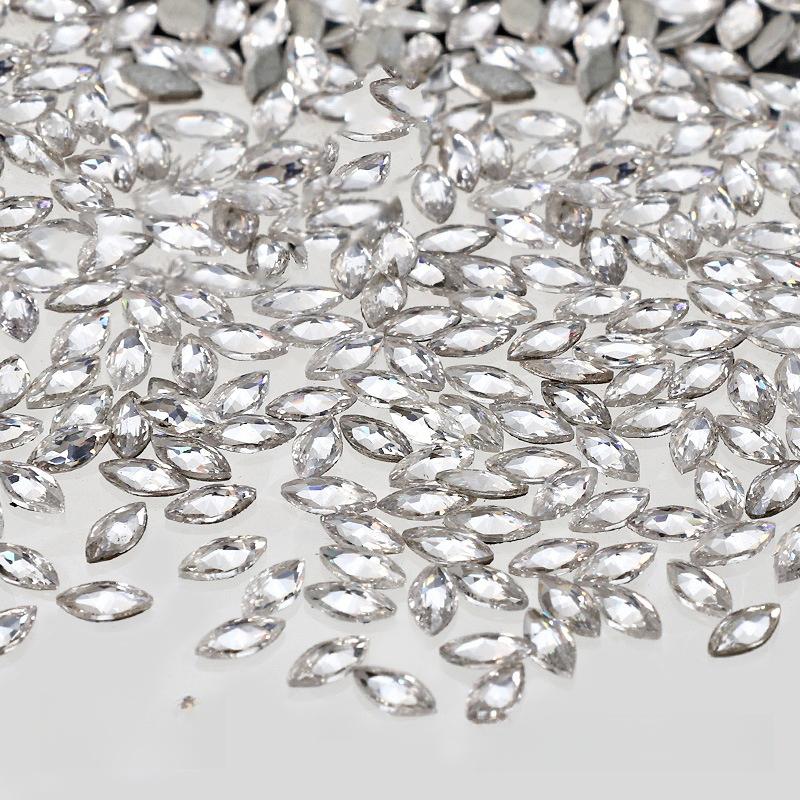 50Pcs Mini Zircon Diamonds Nail Art  Decor Manicure Charms Glitter 3D Crystals For Women Girls Nail Decor Craft