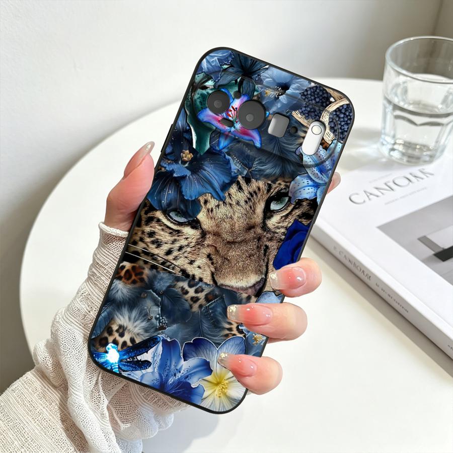 Black Glitter Leopard Funda Phone Cover Case for Google Pixel 11 pro 9a 6a 10a 6 7 8 Pro 7a 10 9 Pro XL 11ProXL 8a