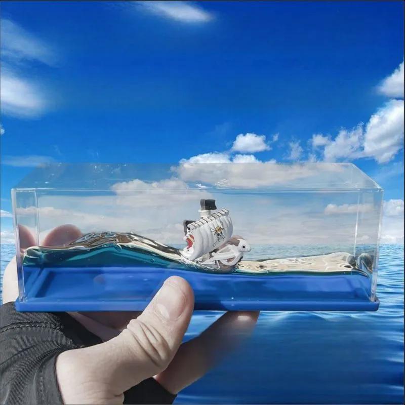 Van Pees, Ship Collector Model, Drifting Bottle, One Piece Drift Bottle, Desktop Decoration, Going Merry / Becoming Fun