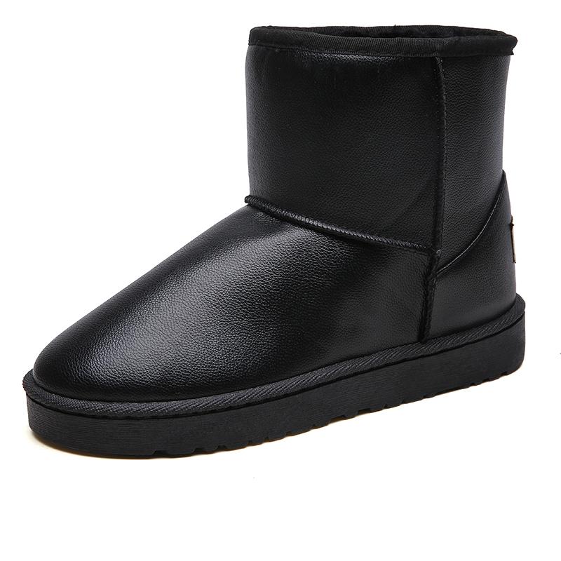 

Мужские ботинки зимние высококачественные нескользящие ботинки флисовые для сохранения тепла ботинки 2024 новые мужские зимние ботинки уличные водонепроницаемые зимние ботинки 48 чёрный