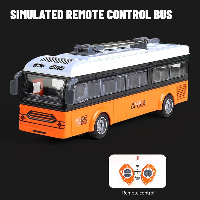 1/30 Rc Bus Remote Control Car School Bus Ambulance Tuck Tour Bus Model Double Decker Bus Electric Car Boys Toys Birthday Gifts