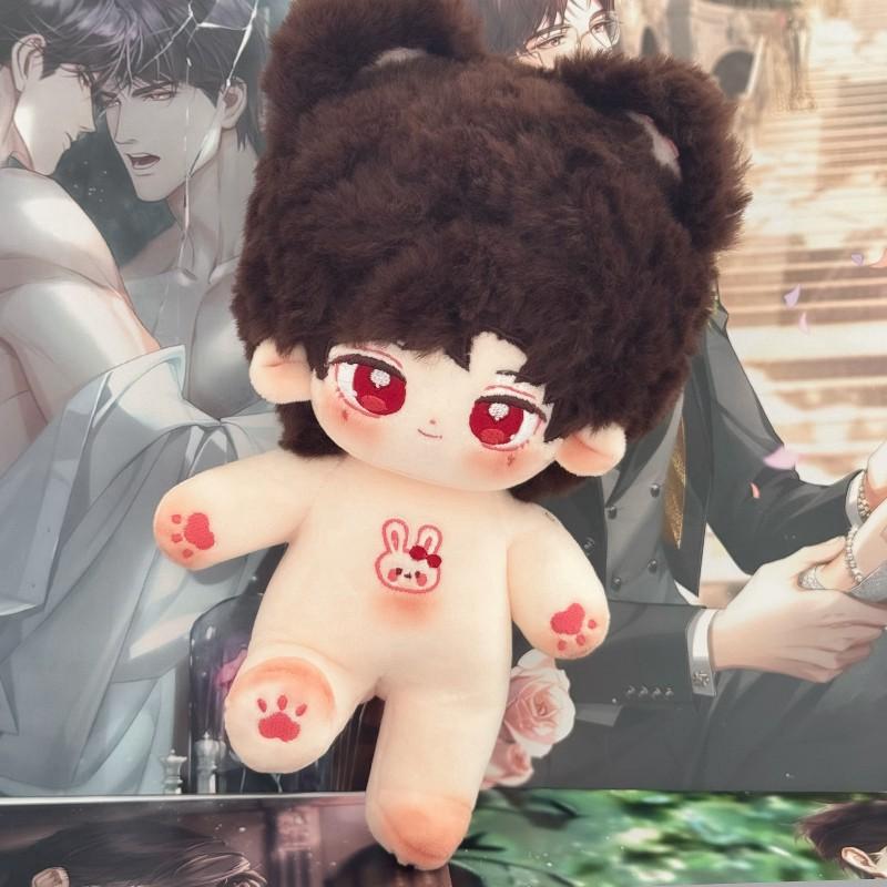 

20см Каваи Голая Хлопковая Кукла Милый Идол Мягкая Кукла Суперзвезда Фигурка Кукла Свет&Ночь Аниме Игровые Периферийные Устройства Коллекция для Поклонников Подарок without skeleton