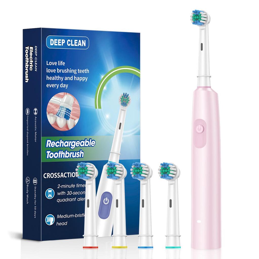 Rotating Sonic Electric Toothbrush: Waterproof, Soft Bristle, Magnetic Levitation, 5-Speed Adjustable