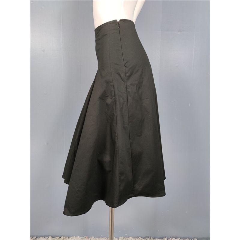 Export Single H Home 2023 Fall and Winter New Arrival Personalized Minority Thick Asymmetrical Umbrella-Shaped Large Swing Skirt Skirt