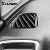 Real Soft Carbon Fiber Sticker For Kia Sportage 2017 2018 2019 2020 2025 LHD RHD Car Air Outlet Side of Instrument Frame Trim