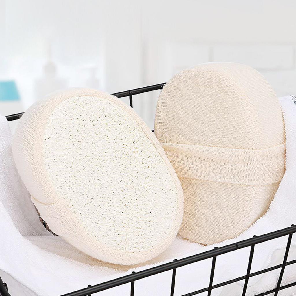 10 Pcs Natural Loofah Bath Sponges for Deep Cleaning and Gentle Exfoliation Reusable Body Scrubber for Shower Back and Skin Washing