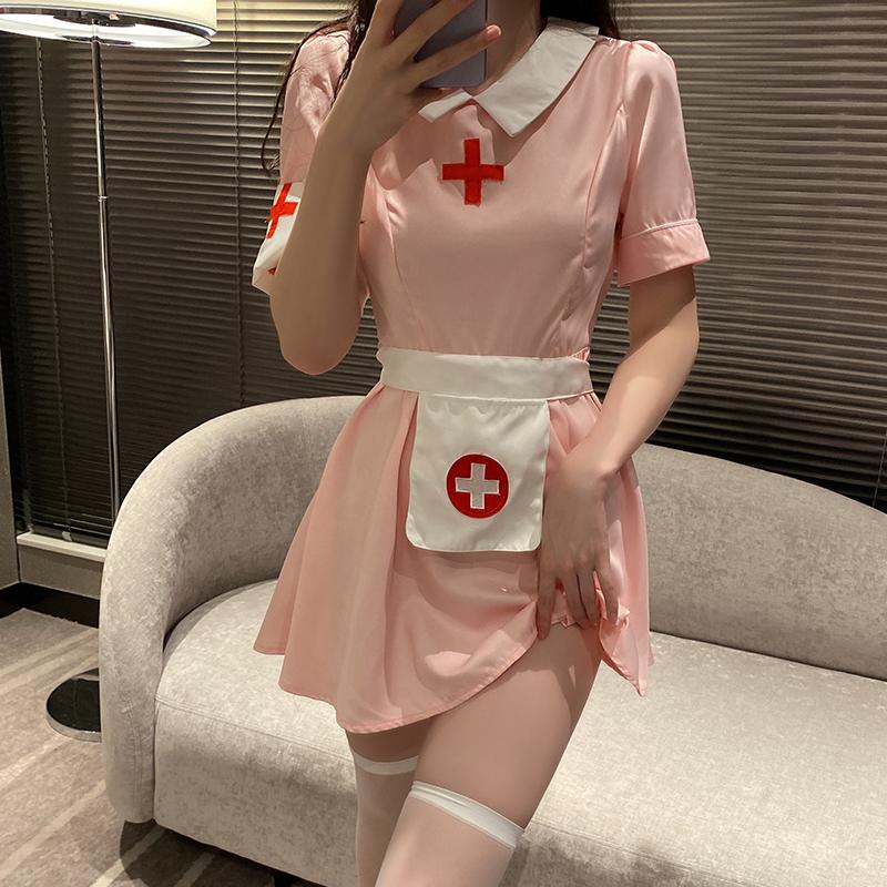 Erotic Nurse Uniform Women Sexy Lingerie Hot Dress Cosplay Girls Porn Costumes Angel Sexual Love Role-Play Adult Sex Nightdress