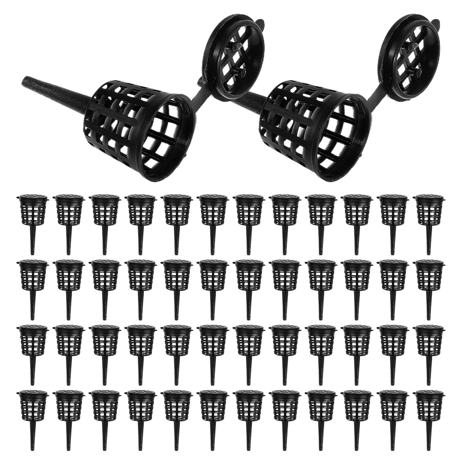 

50pcs Bonsai Fertilizer Basket Nutrient Net Basket With Cover Slow Release Fertilizer Holder For S ucculent Plant Orchid CN