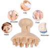 Mushroom Shaped Massager Wooden Muscle Pain Relief Neck Waist Acupoint Therapy Massager for Men Women