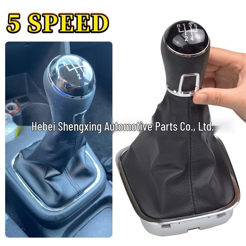 Volkswagen New Polo 6C (2015-2018) 5-Speed Gear Shift Knob with Leather Boot