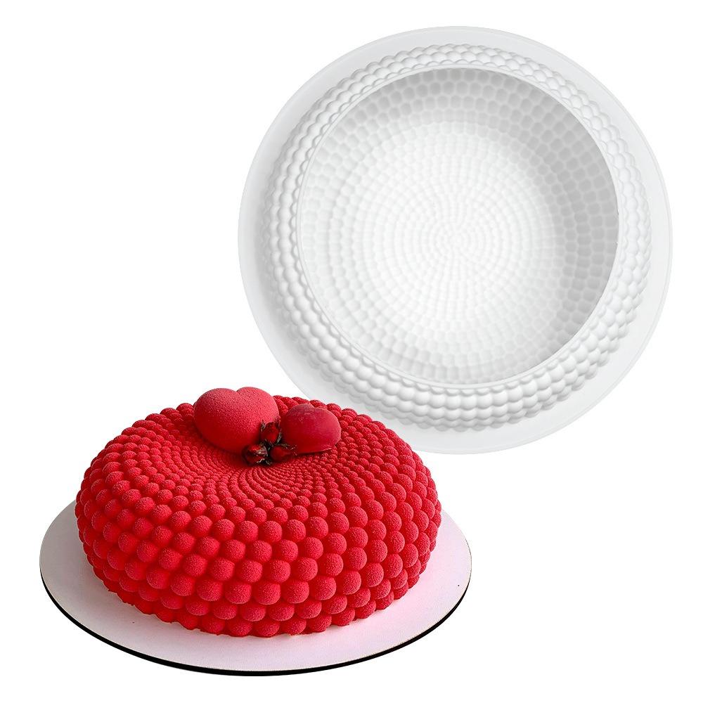 Bakeware Cake Mould Silicone Dessert Mold Chocolate 3D Round Mousse Mold  Kitchen