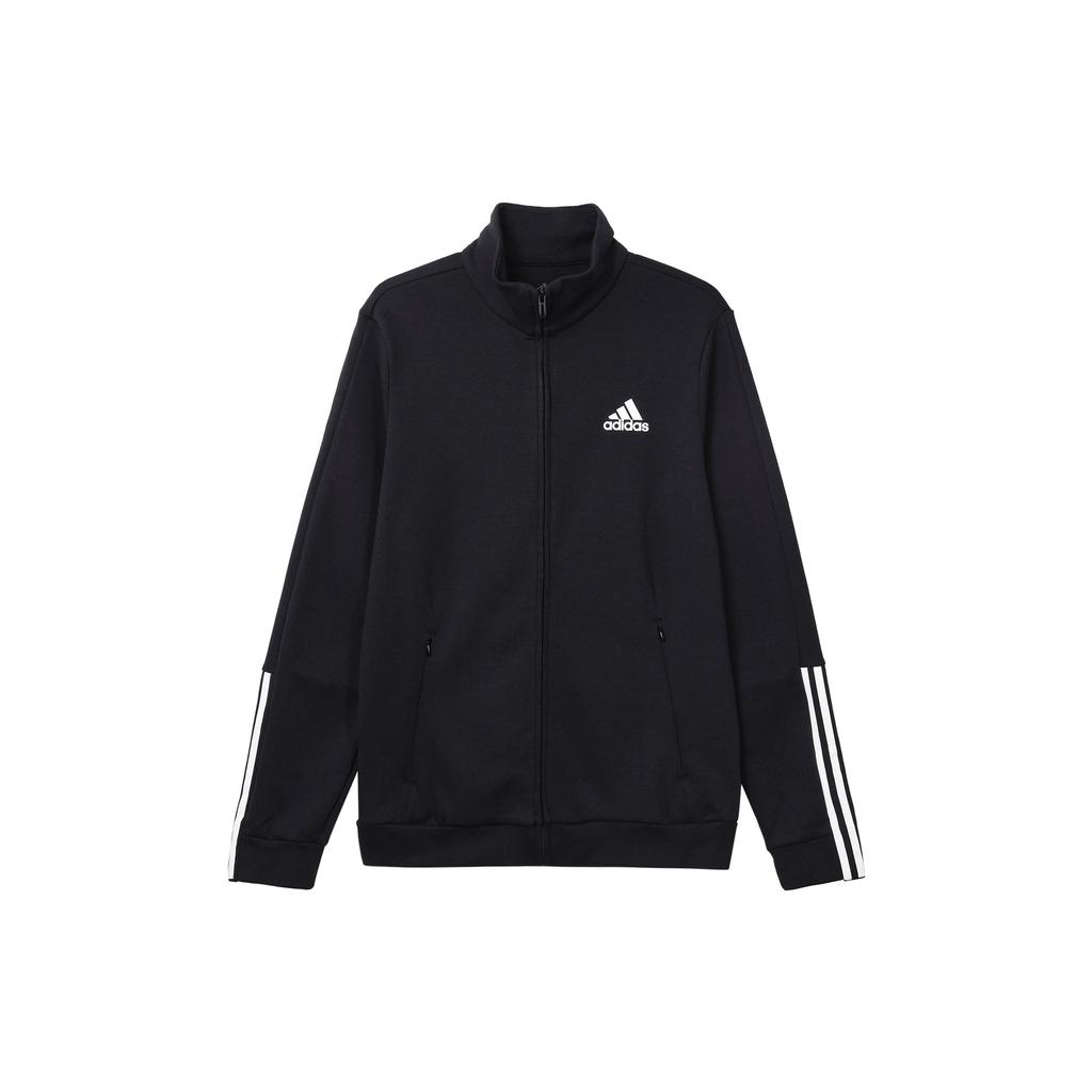 Adidas სპორტული ჩვეულებრივი სტენდი საყელო მამაკაცის ქურთუკი შავი GV5338