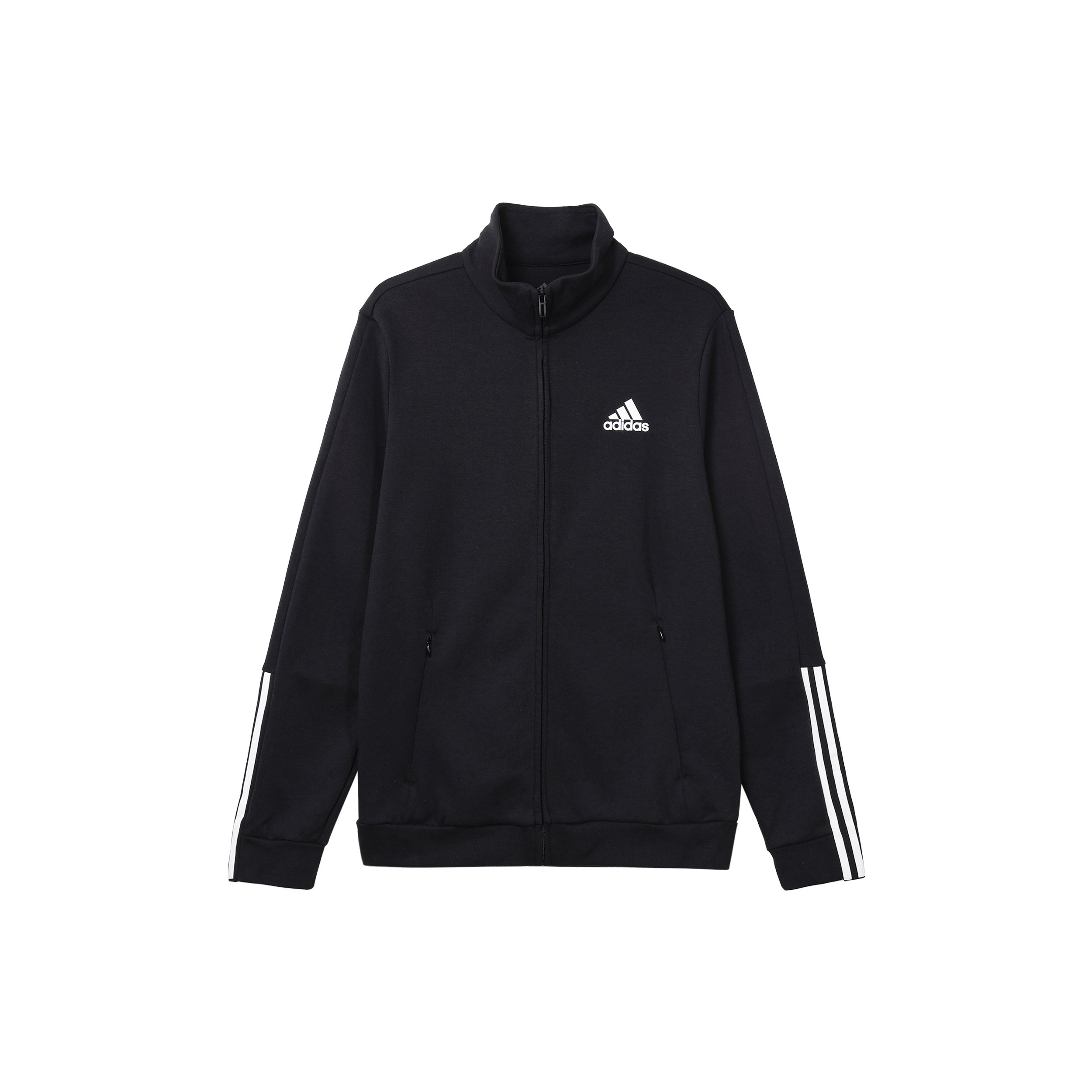 

Adidas Sports Casual Stand Collar Jacket Men Jacket Black GV5338 S