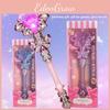 Crystal Butterfly Fairy Magic Wand With Light And Sound For Girls Children Gift