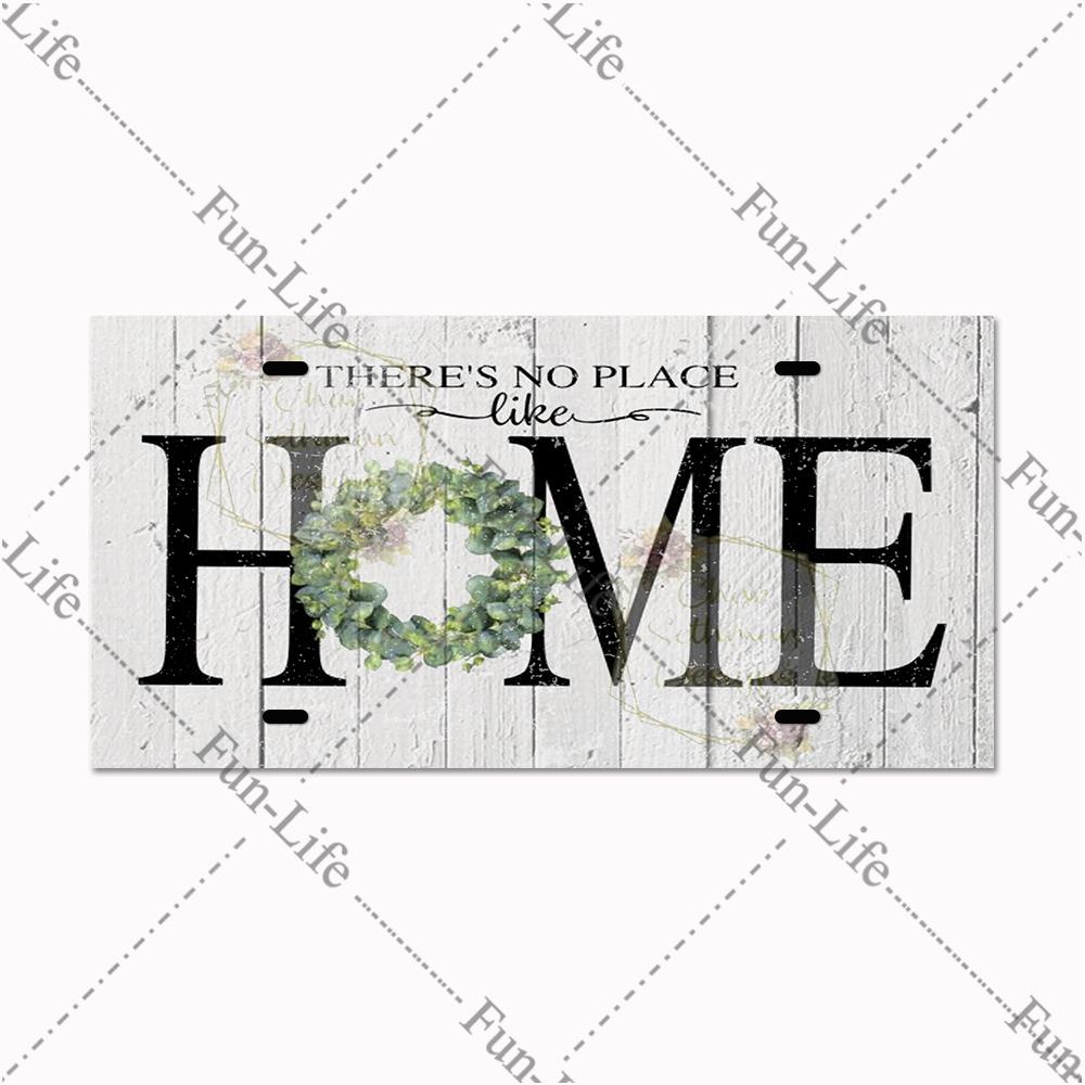 Welcome Home Metal Poster, Tin Signs, Vintage Pet, Family Hanging Plates, Plaque, Bar, Pub, Garden, Farm, Home Wall Decor
